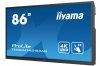 IIYAMA Monitor wielkoformatowy 85.6 cala TE8604MIS-B3AG INFRARED,4K,IPS,24^7,WiFi,7H,OPS SLOT